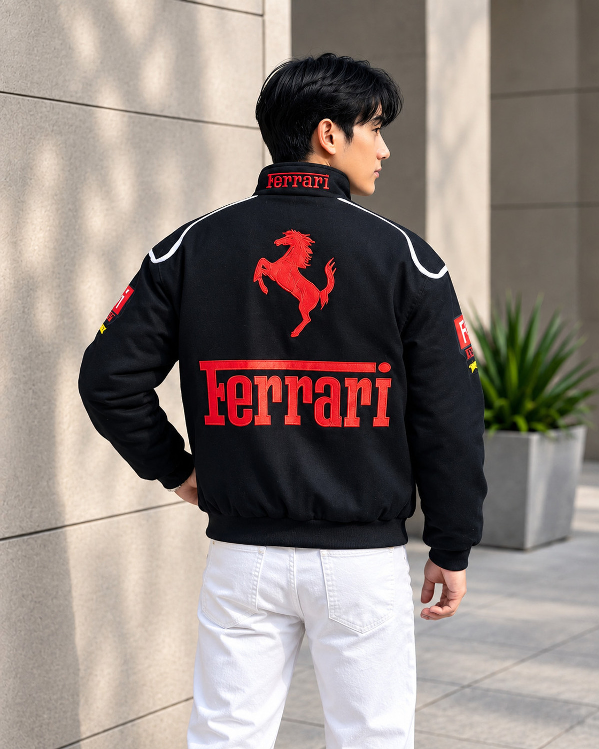 Image of FLYcollection Men Printed Bomber Jacket
