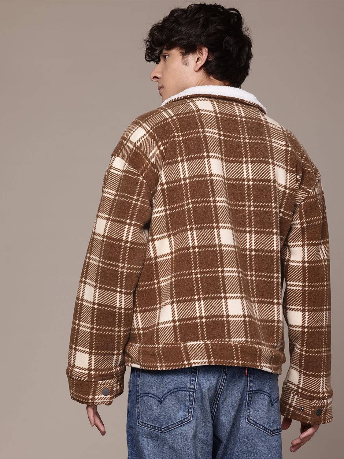 Roadster Full Sleeve Checkered Men Jacket - Image 2