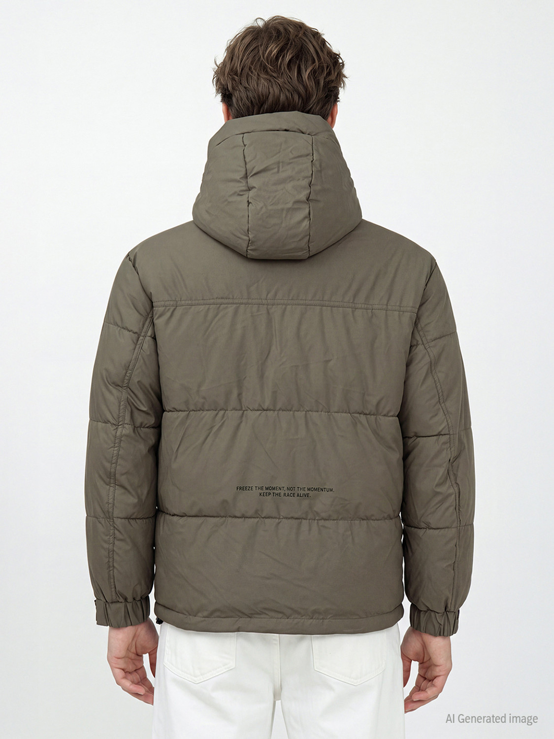 Image of RED TAPE Men Solid Padded Jacket