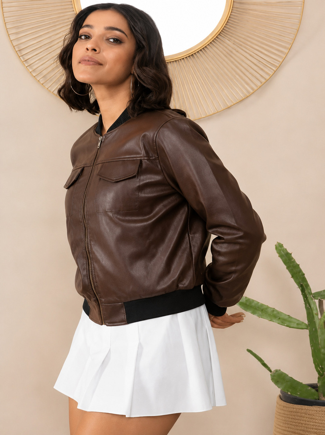 Image of Shozuj Full Sleeve Solid Women Jacket