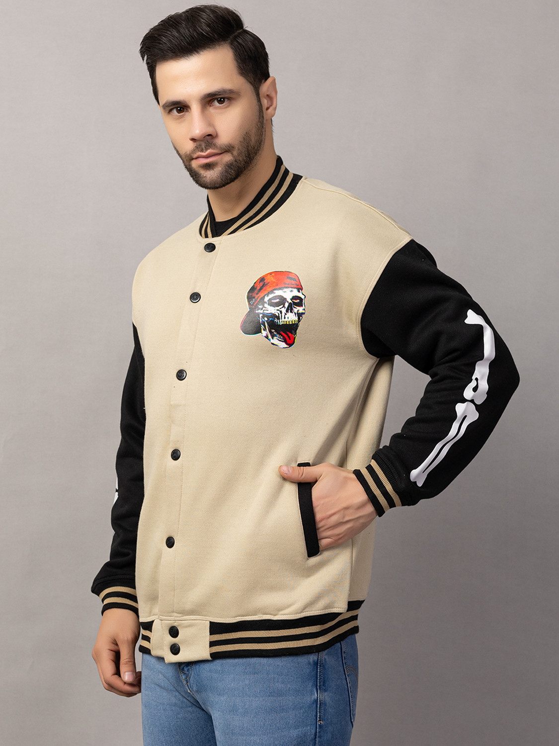Image of the emperor Full Sleeve Printed Men Jacket