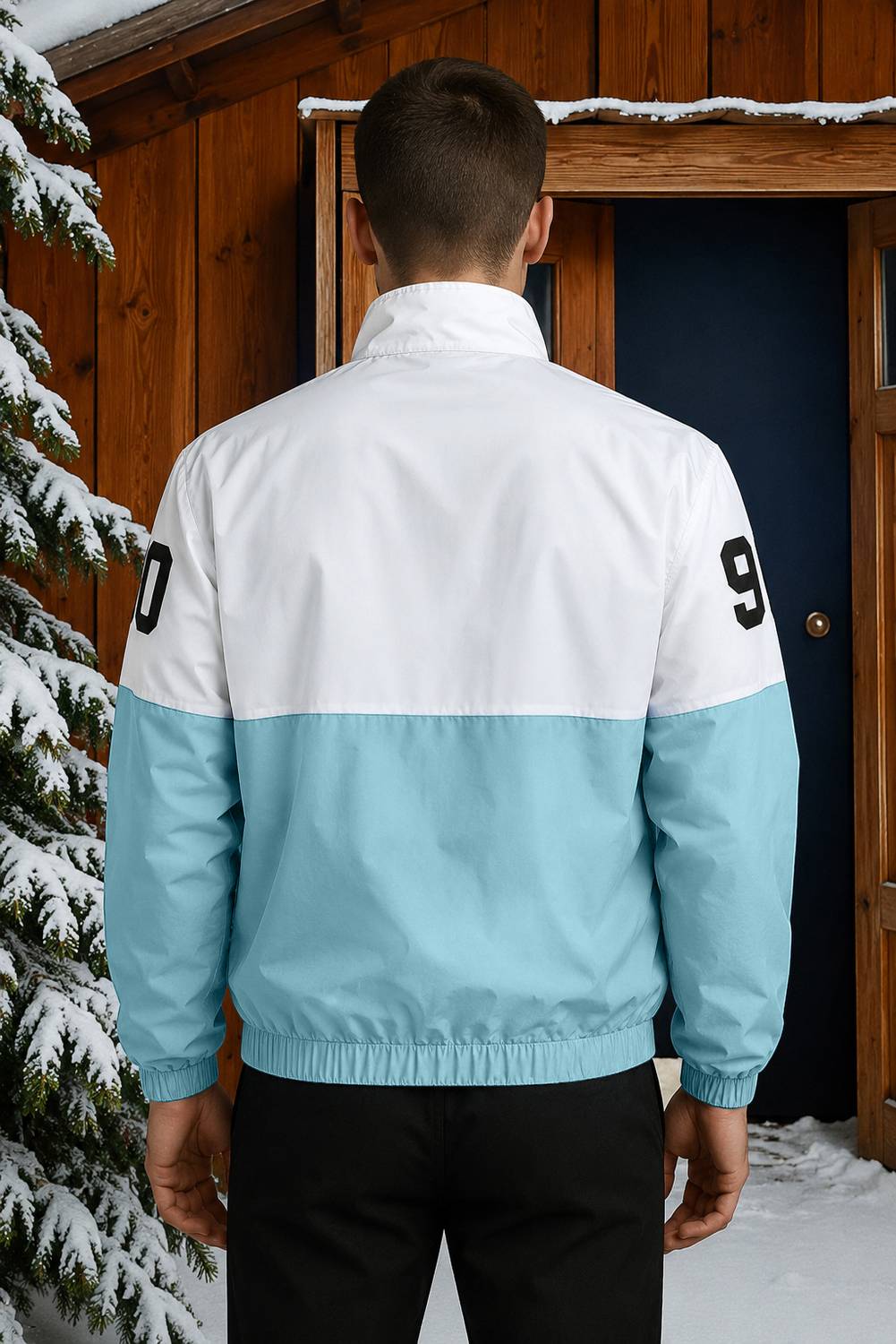 Plus91 Full Sleeve Colorblock Men Jacket - Image 2