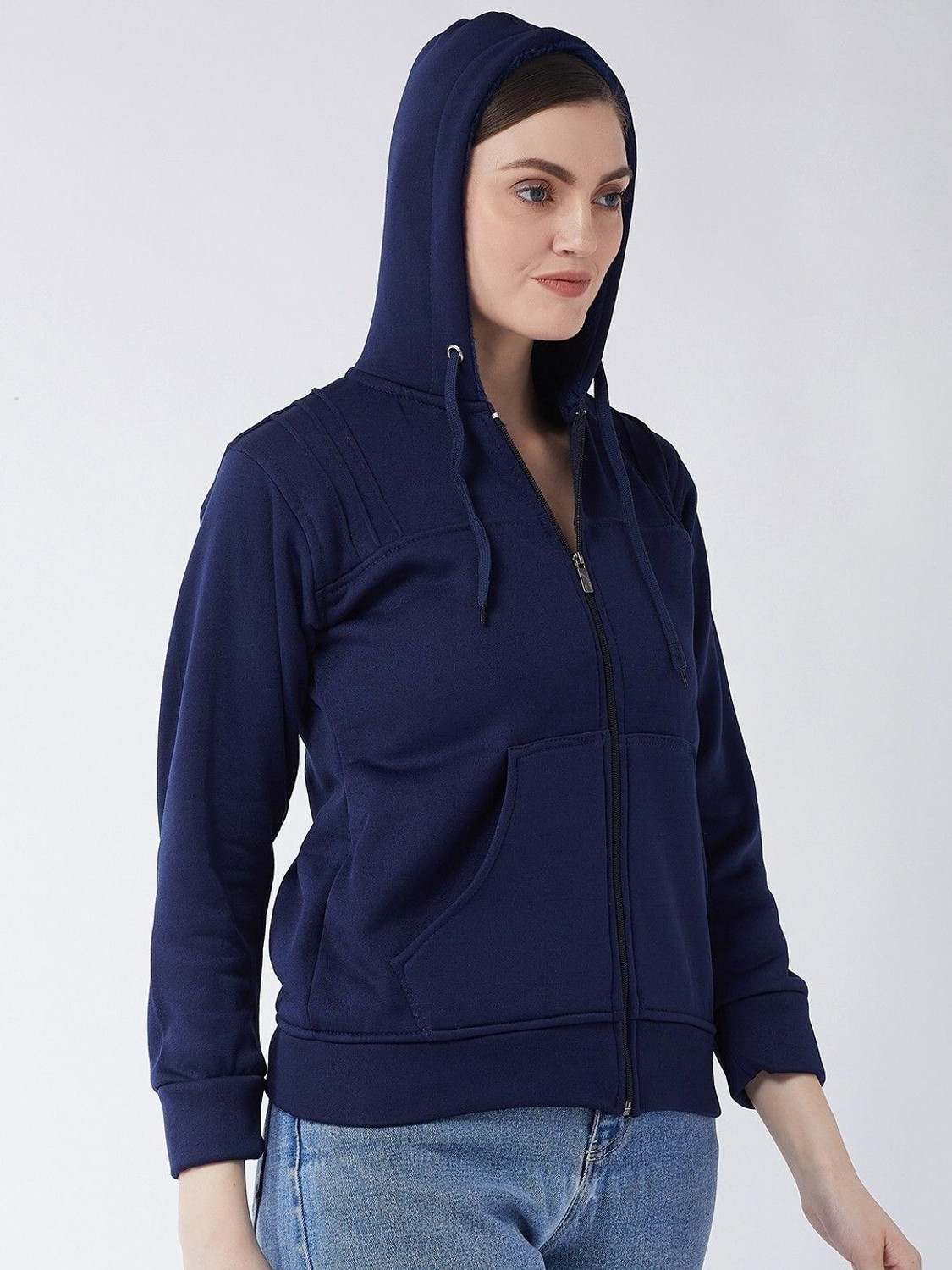 Image of Pivl Full Sleeve Solid Women Jacket