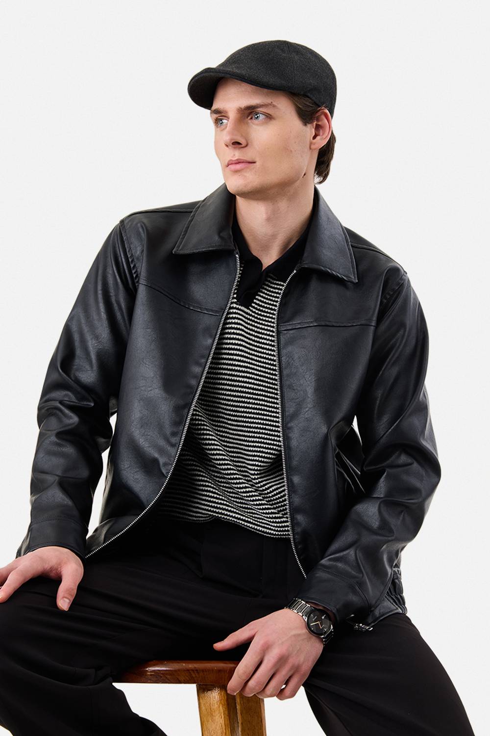 Snitch Full Sleeve Solid Men Jacket - Image 3