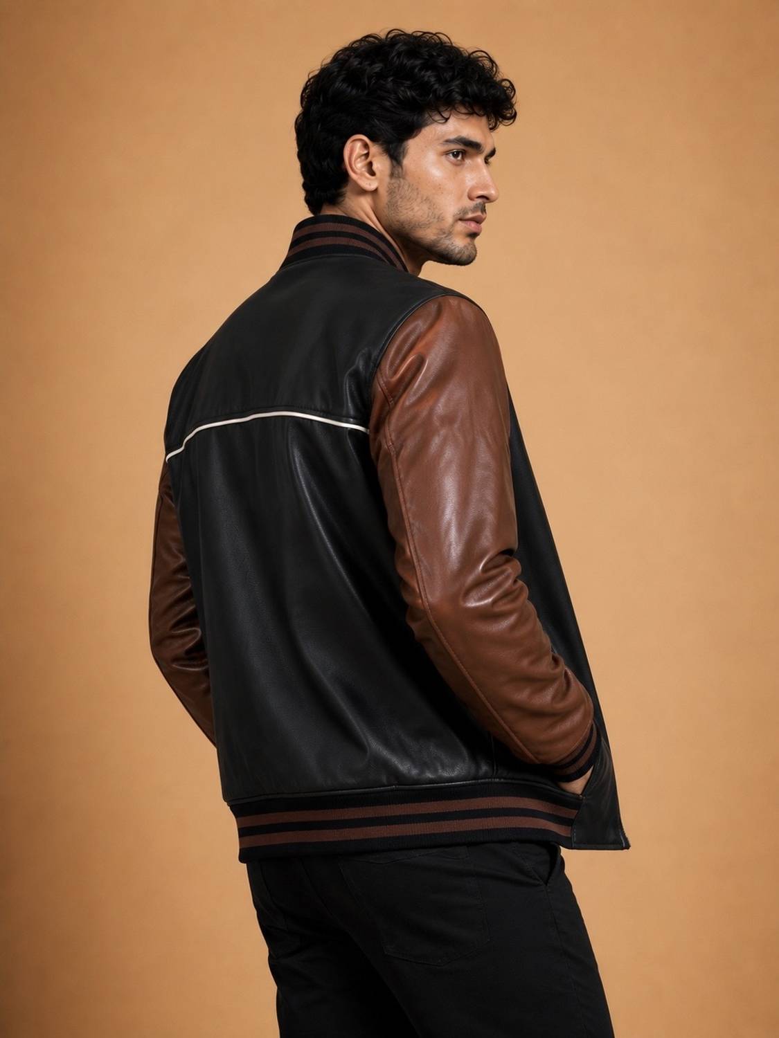 ZYRONA Full Sleeve Colorblock Men Jacket - Image 4