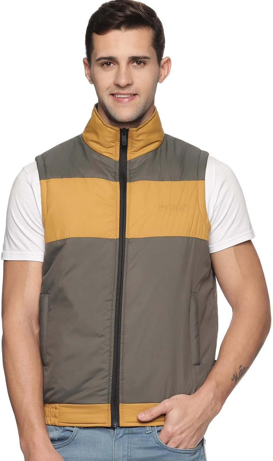 Image of Ryker Sleeveless Colorblock Men Jacket