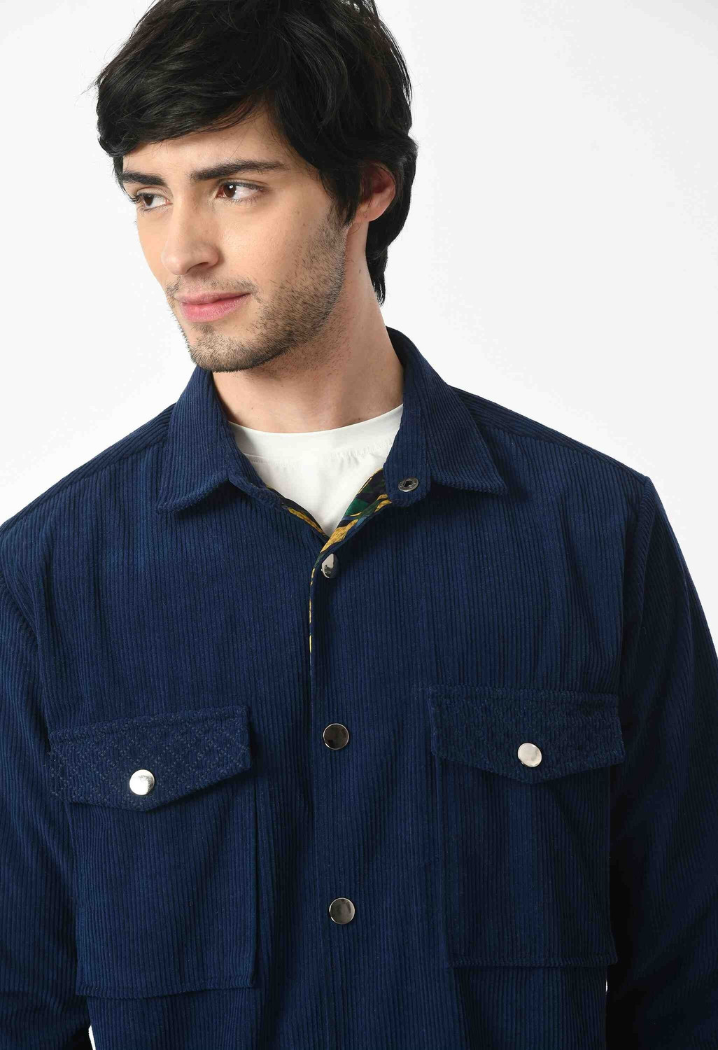 Image of KISSOSS Full Sleeve Solid Men Jacket
