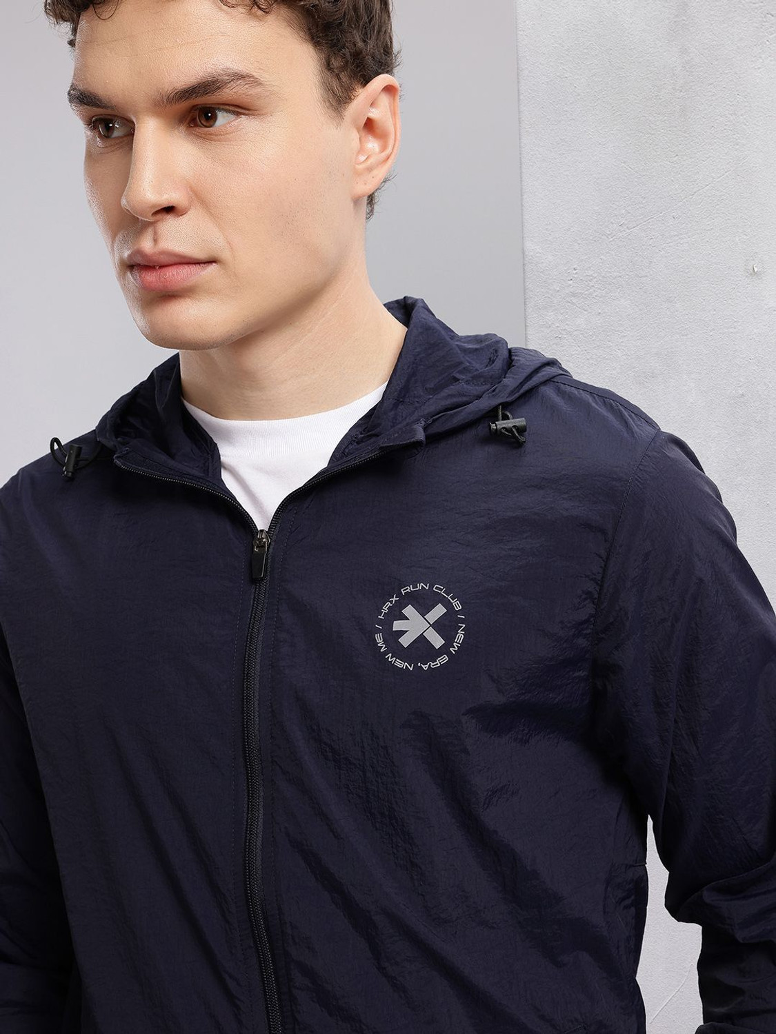 Image of HRX by Hrithik Roshan Full Sleeve Solid Men Jacket
