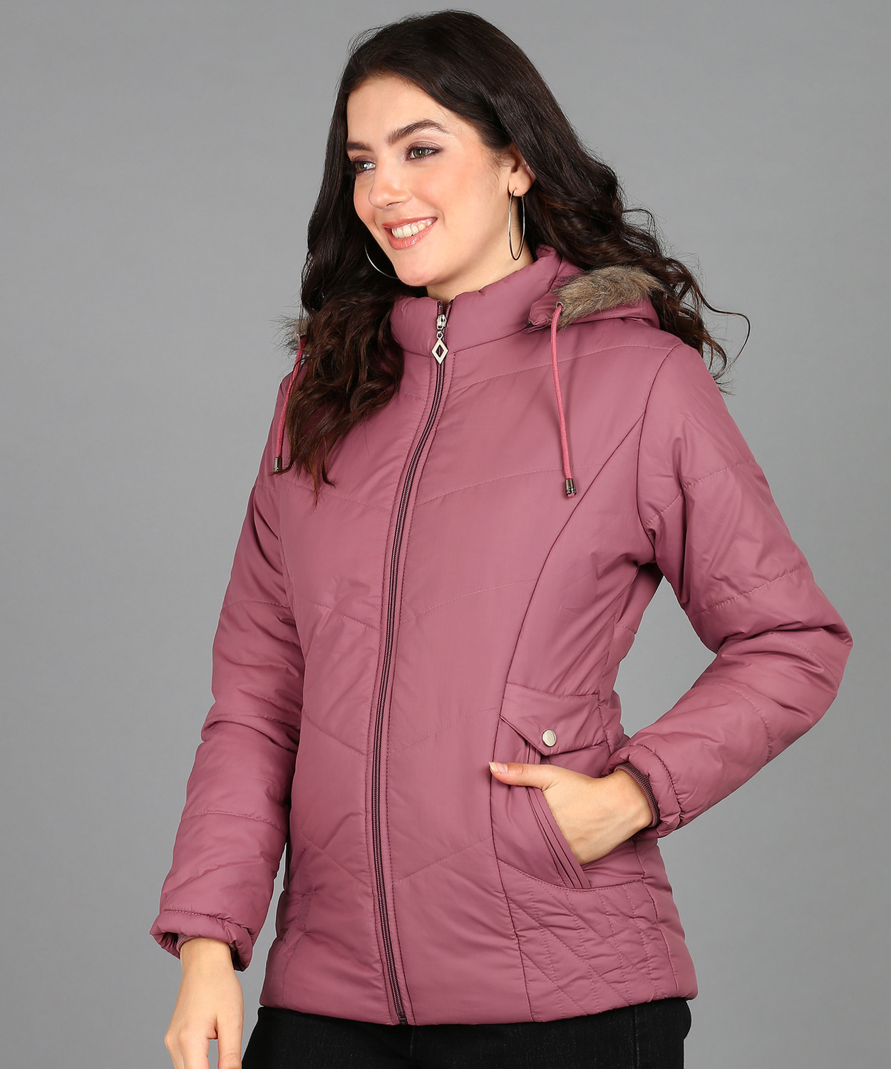 Image of Ellipse Full Sleeve Solid Women Jacket