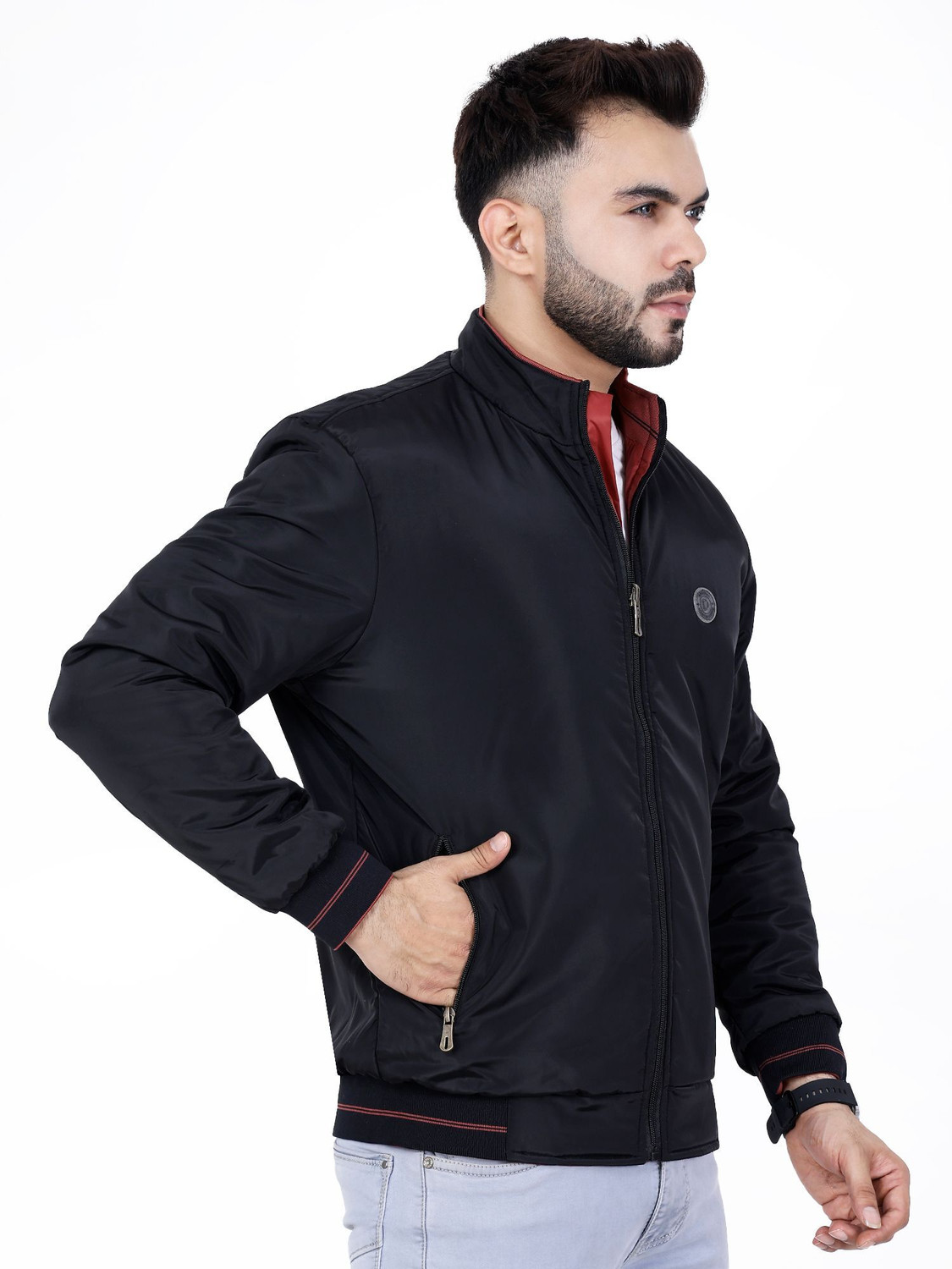 Image of Dollar Full Sleeve Solid Men Jacket