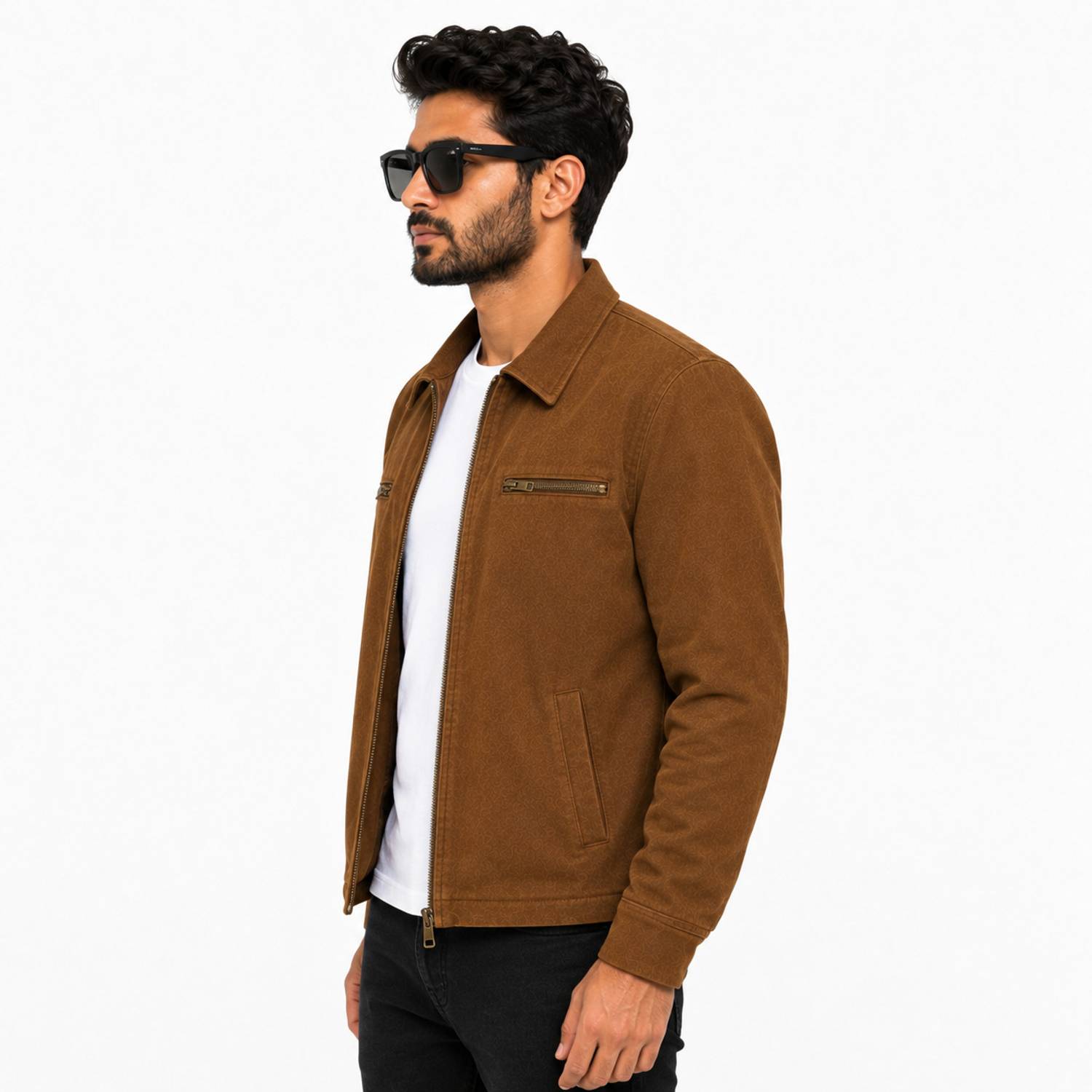 Kesele Full Sleeve Solid Men Jacket - Image 3