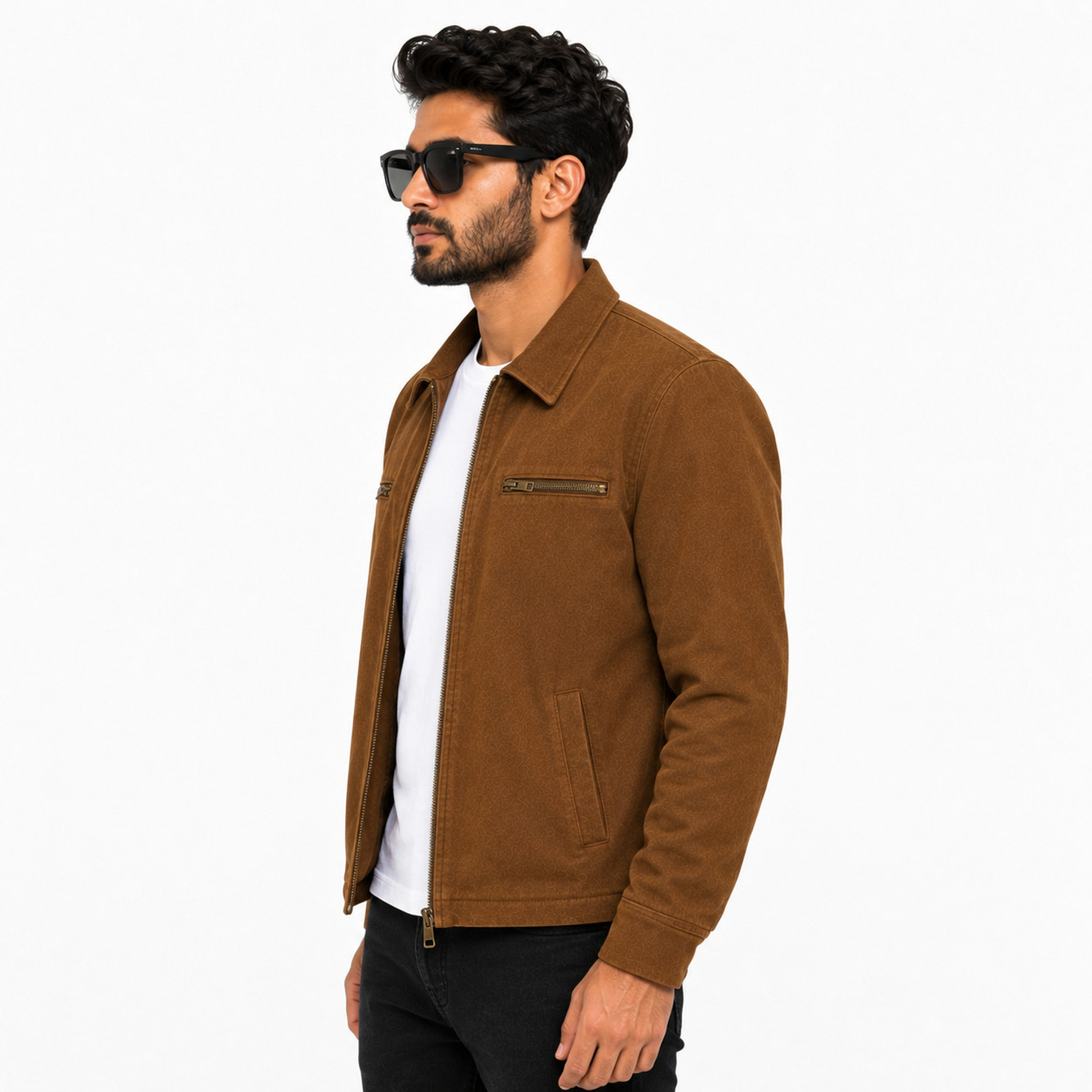 Image of Kesele Full Sleeve Solid Men Jacket