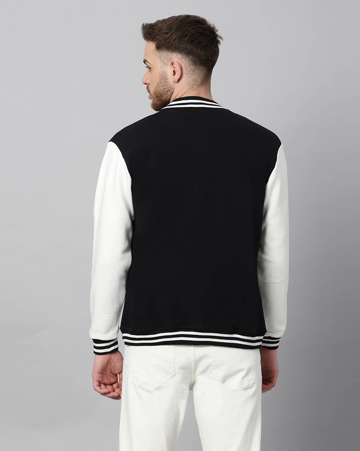Stylisaa Full Sleeve Colorblock Men Jacket - Image 2