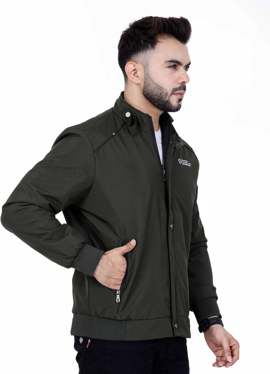 Image of Dollar Full Sleeve Solid Men Jacket