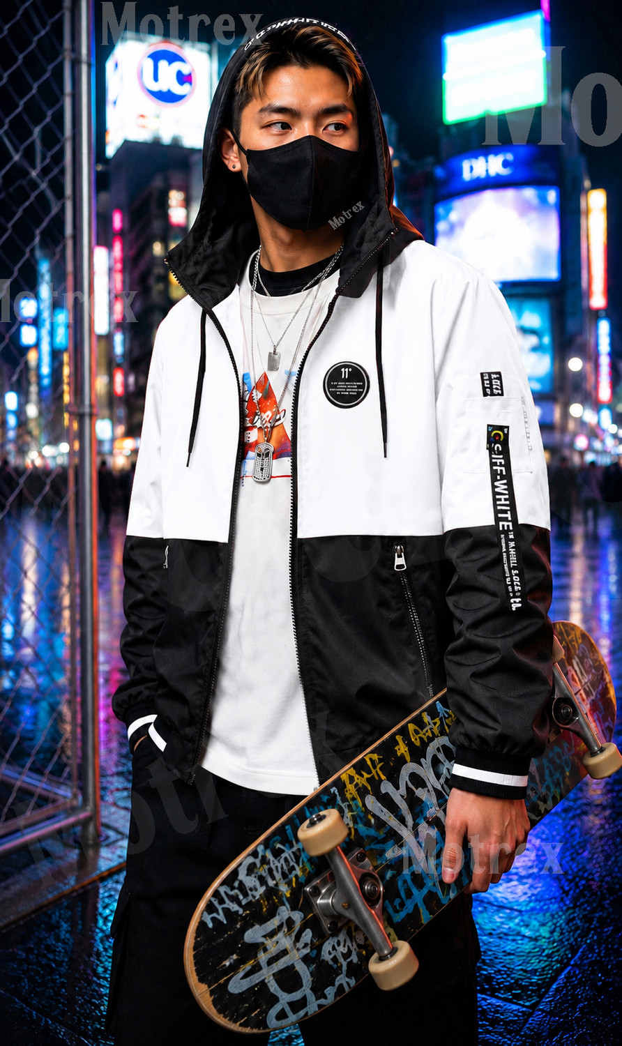 Image of MOTREX Men Printed Casual Jacket