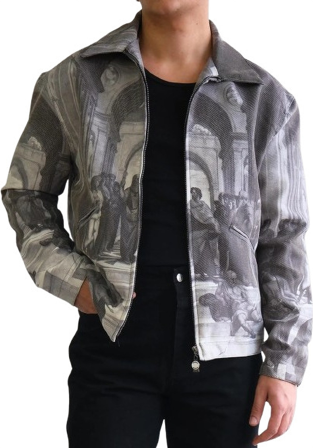Image of Be The Medicci Full Sleeve Embroidered, Printed Men Jacket