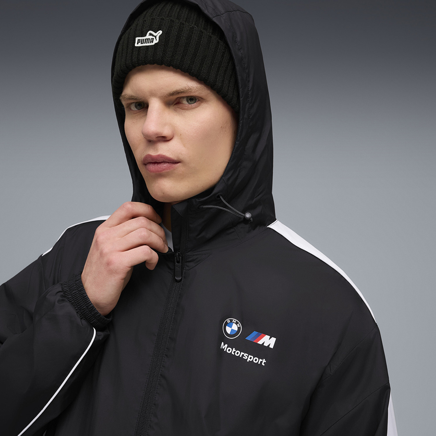 Image of PUMA Full Sleeve Printed, Colorblock Men Jacket