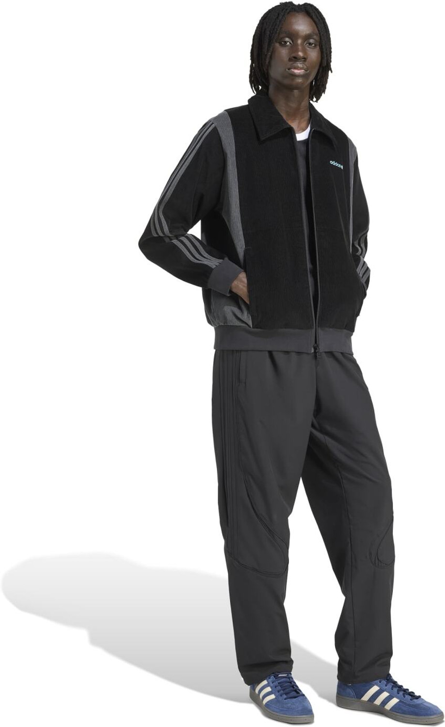 Image of ADIDAS Full Sleeve Striped Men Jacket