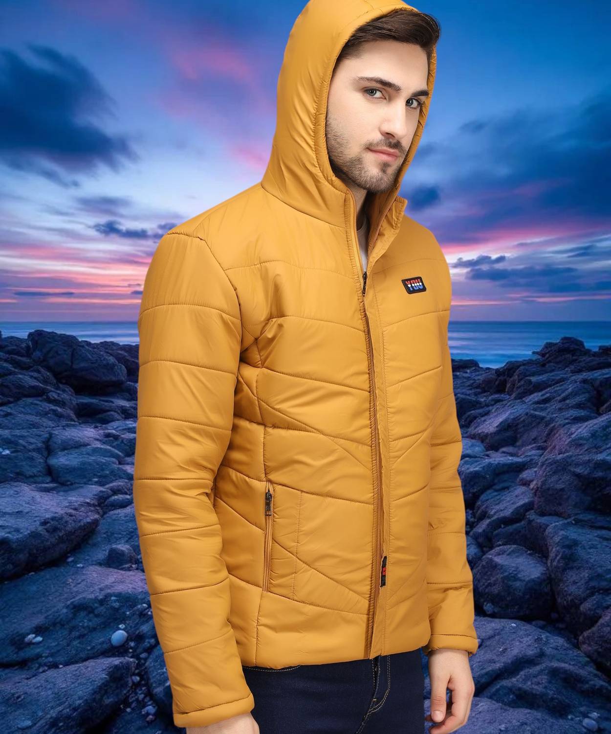 DRESSBASE Men Solid Casual Jacket - Image 3