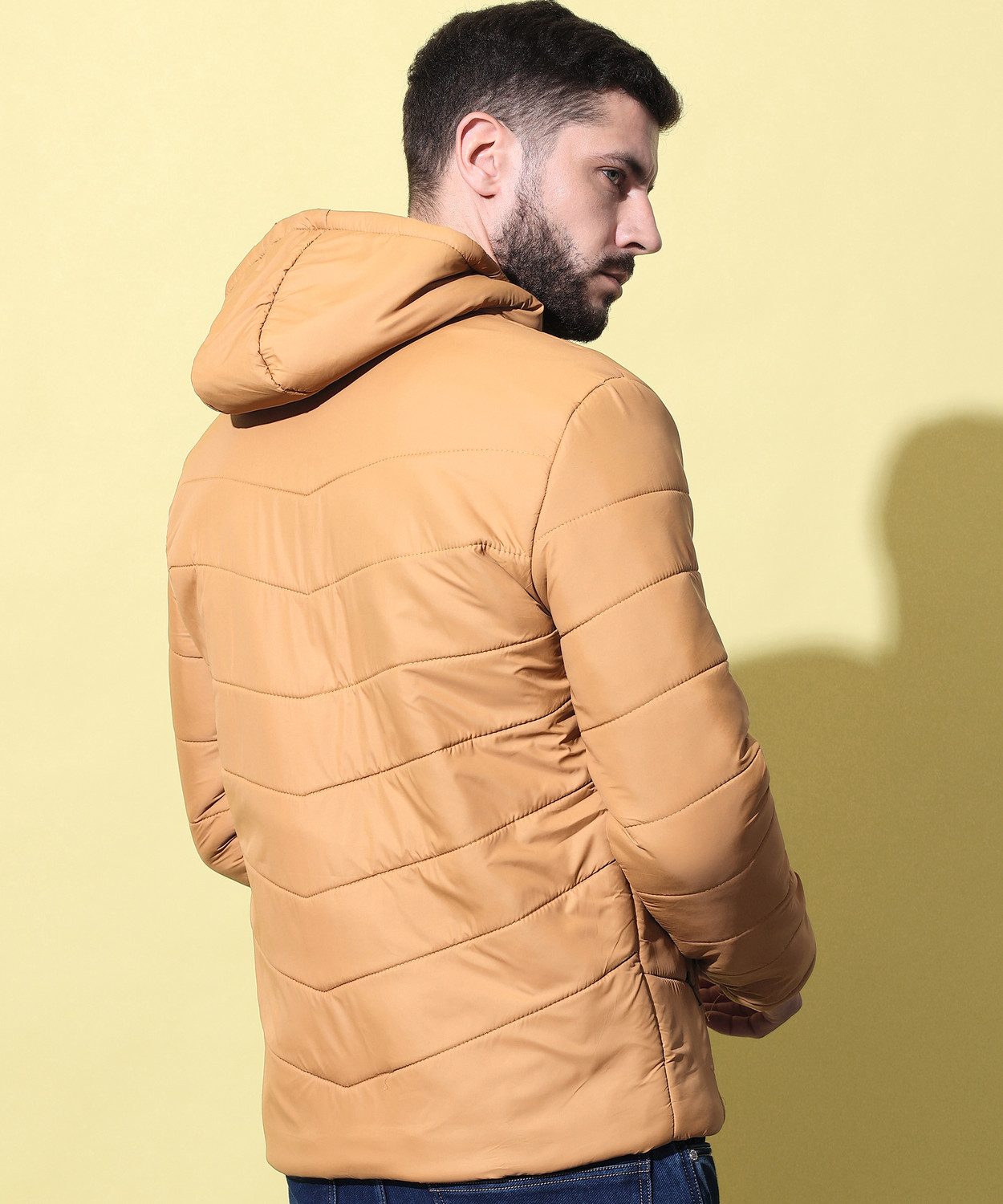Image of HEMLOCK Men Solid Puffer Jacket