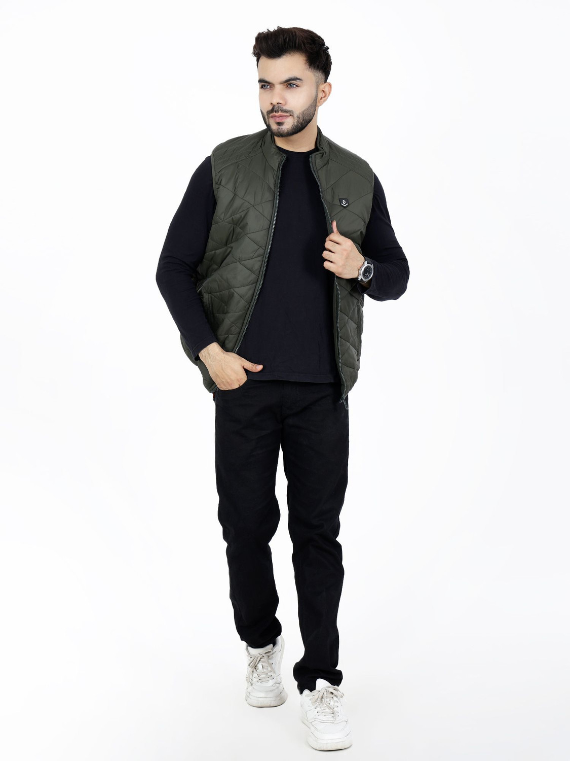 Image of Dollar Sleeveless Solid Men Jacket