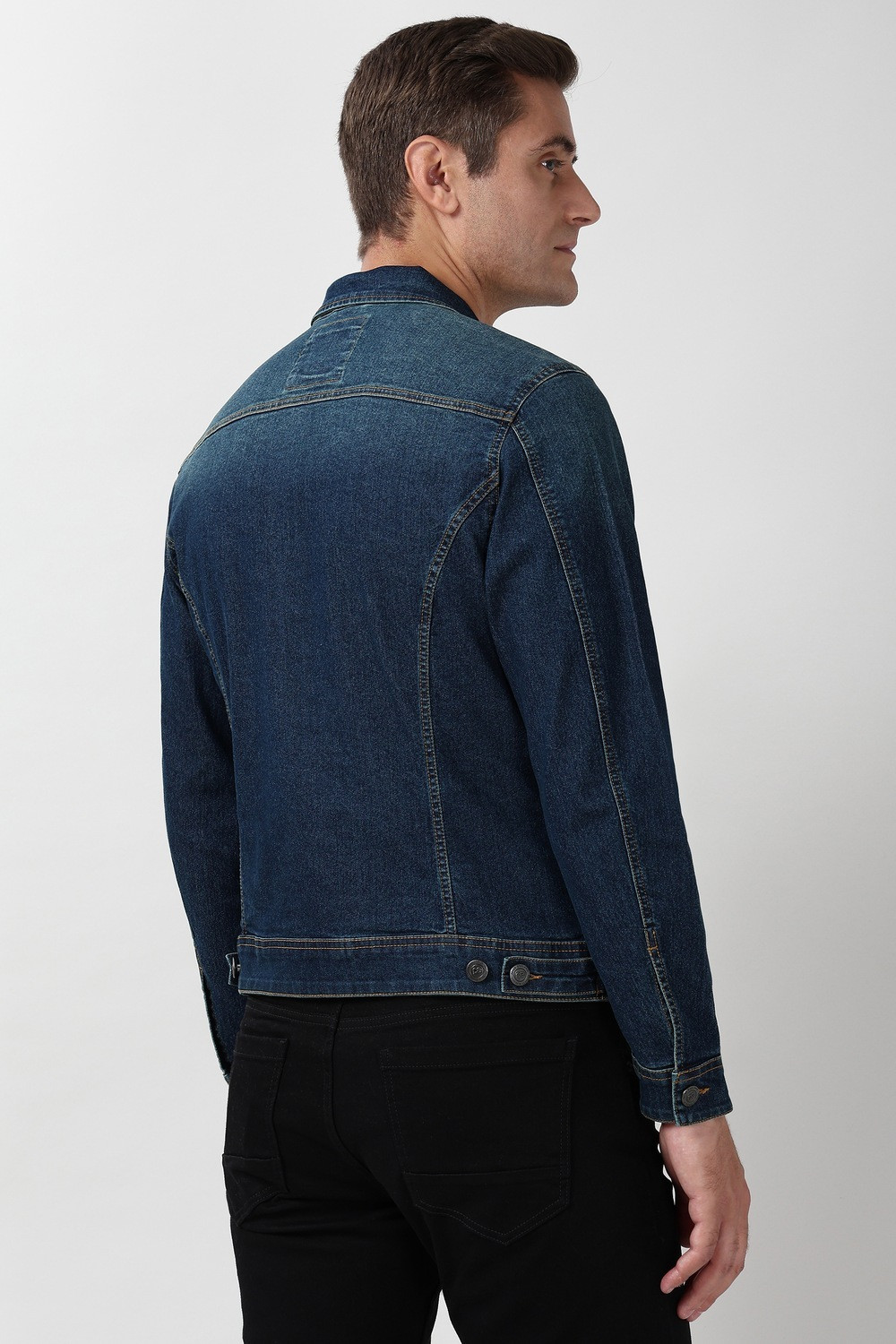 Image of PETER ENGLAND Men Solid Casual Jacket