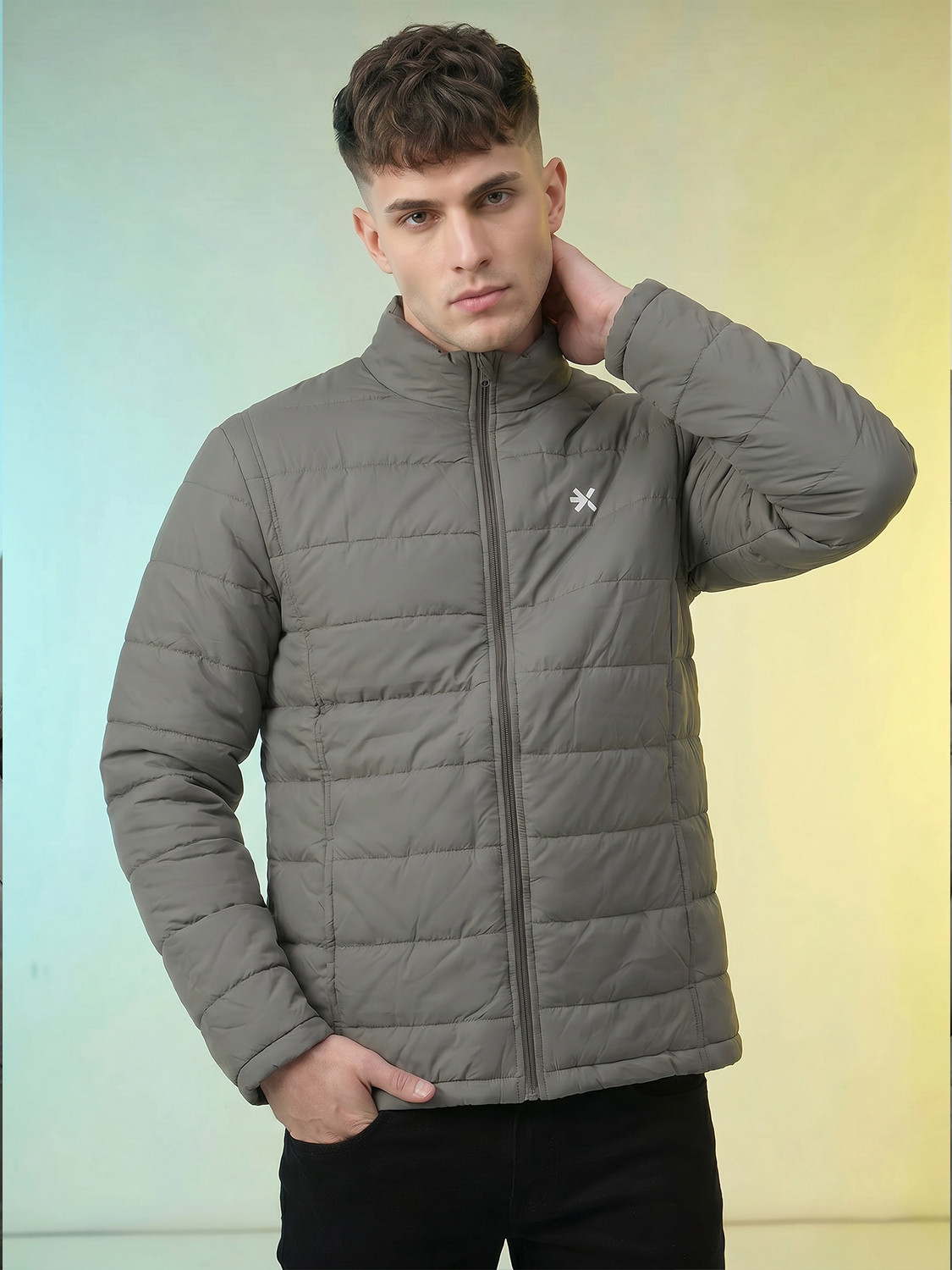 Image of HRX by Hrithik Roshan Men Solid Sports Jacket