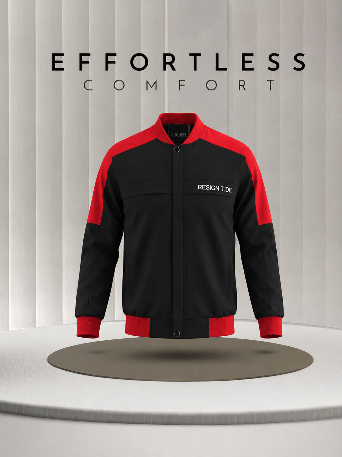 Image of LIZBEE Full Sleeve Colorblock Men Jacket