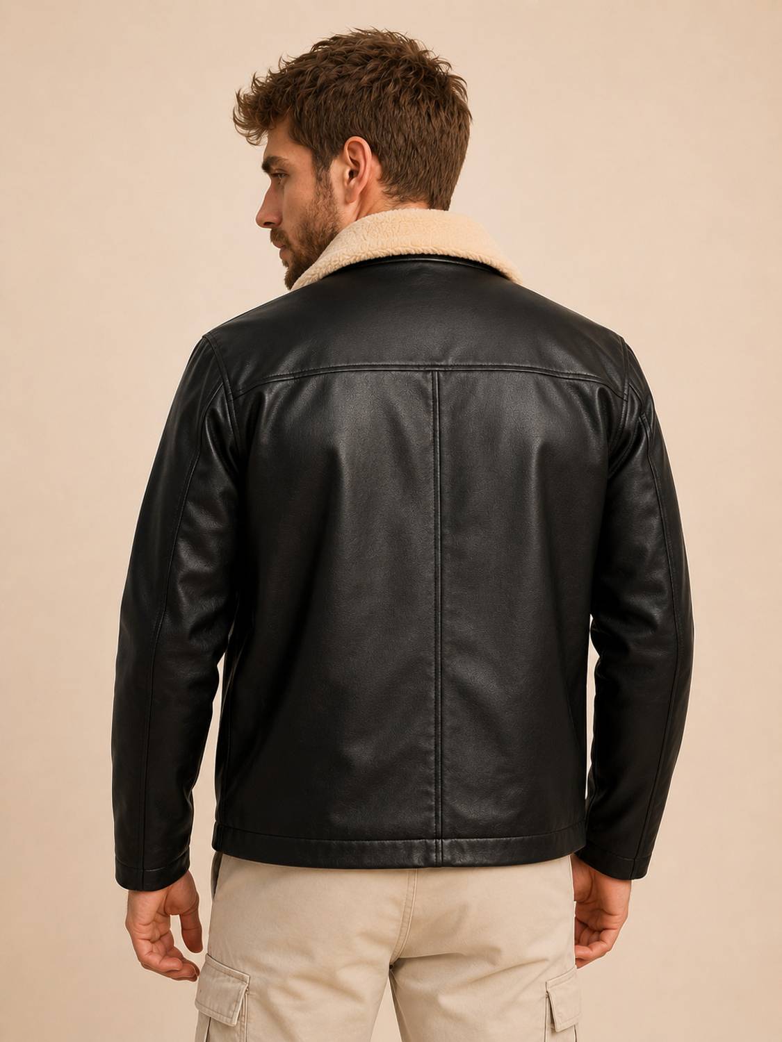 LIZBEE Full Sleeve Solid Men Jacket - Image 2