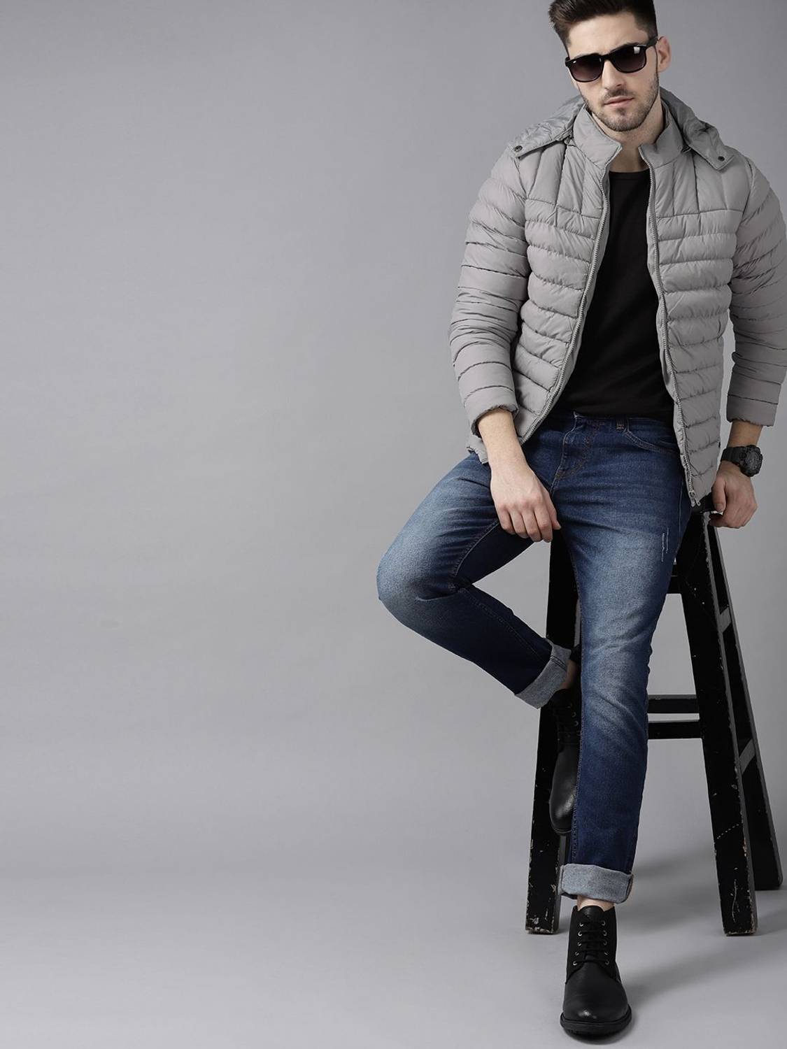 Roadster Men Padded Jacket - Image 4