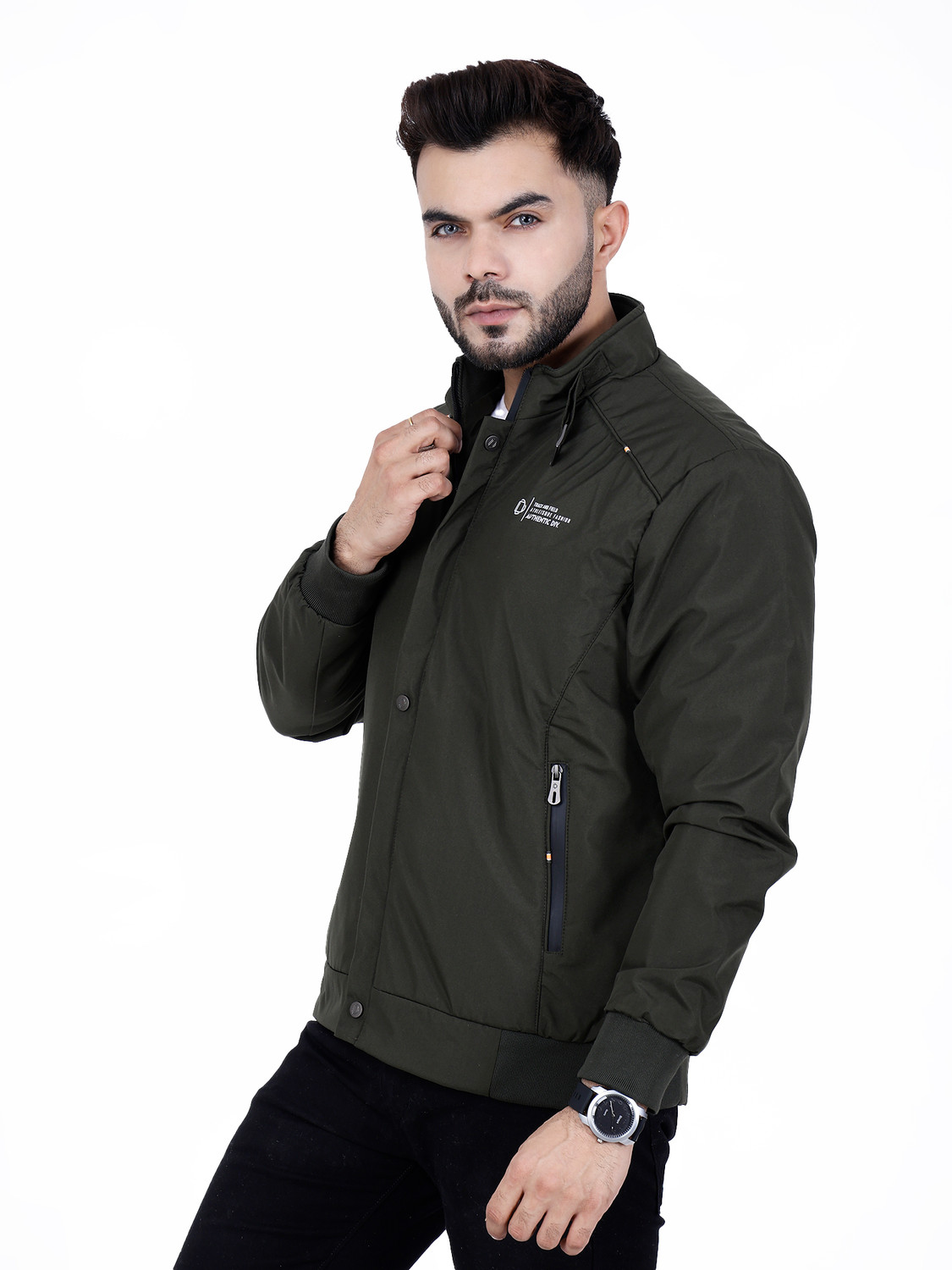 Image of Dollar Full Sleeve Solid Men Jacket