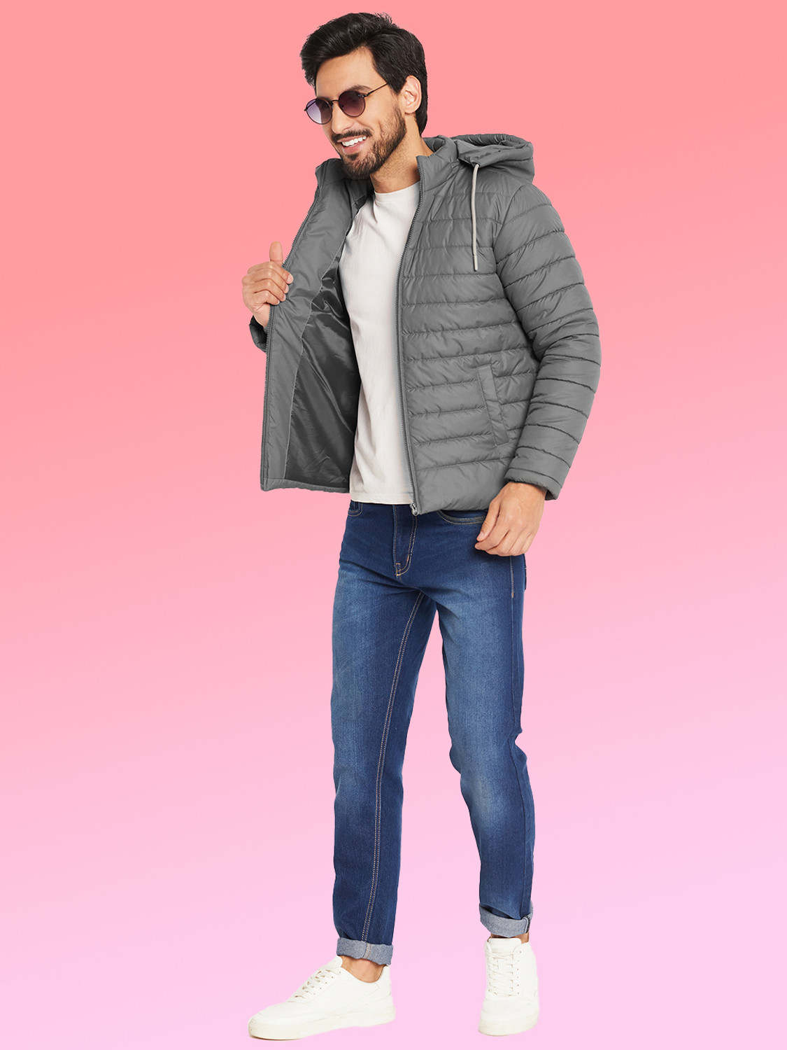 Image of VERO AMORE Men Solid Puffer Jacket