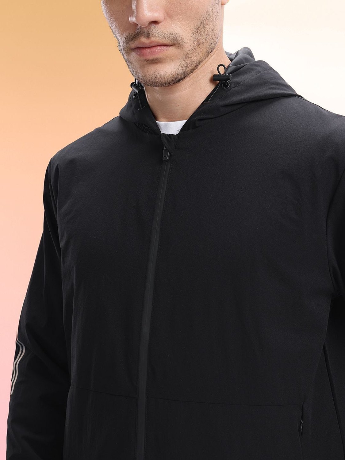 Image of HRX by Hrithik Roshan Full Sleeve Printed Men Sports Jacket