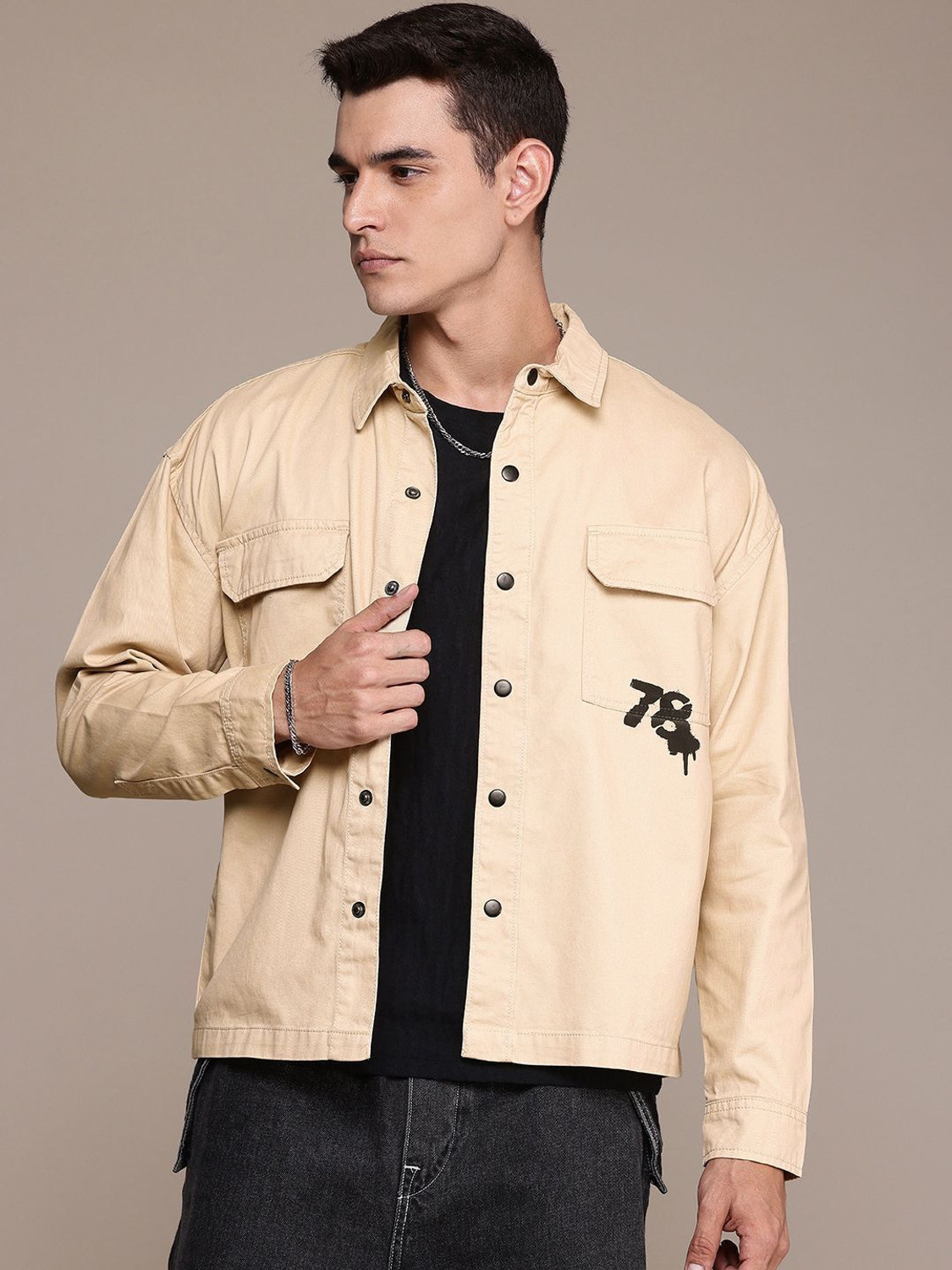 Image of Roadster Full Sleeve Printed Men Jacket