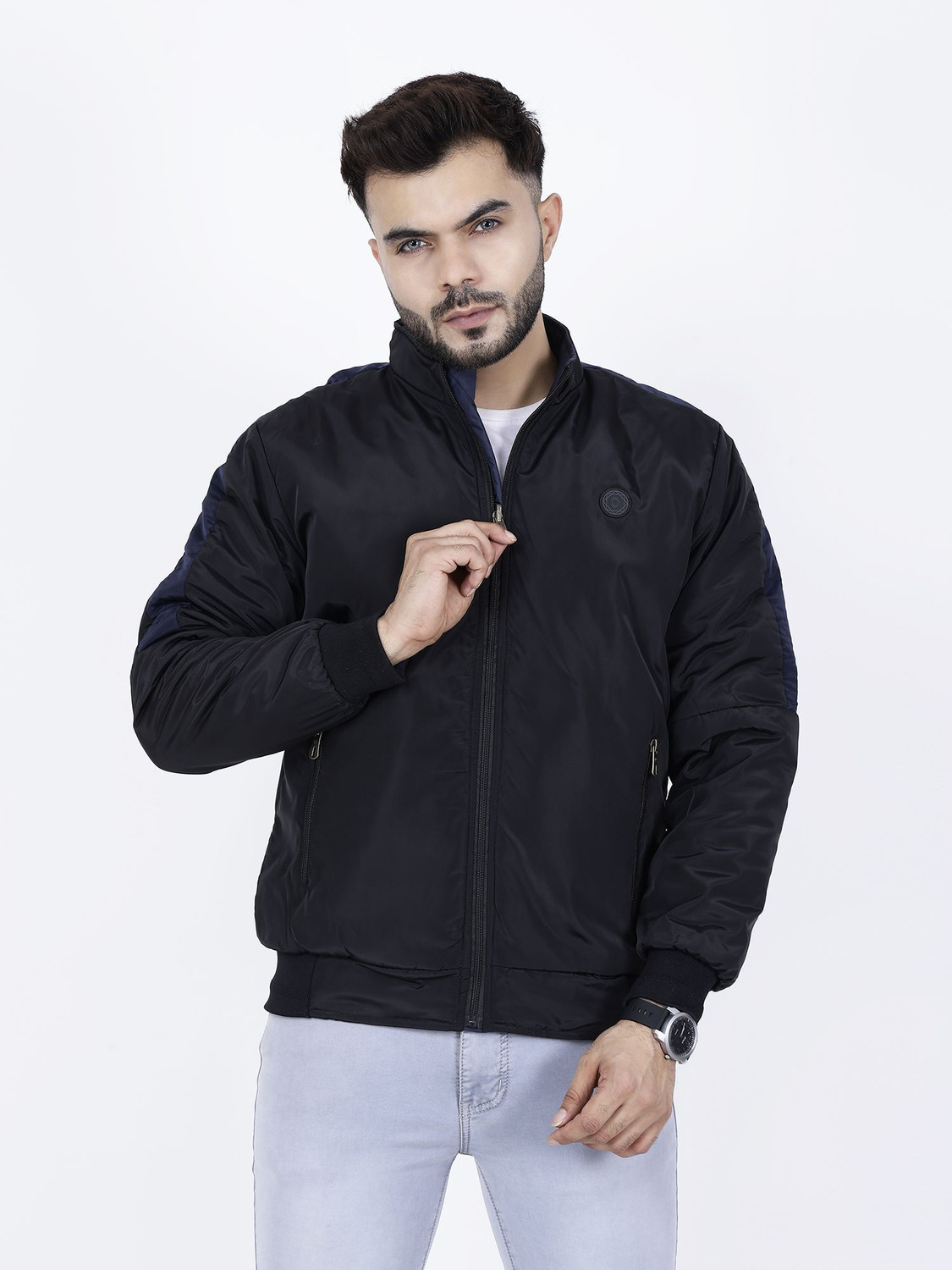 Image of Dollar Full Sleeve Solid Men Jacket