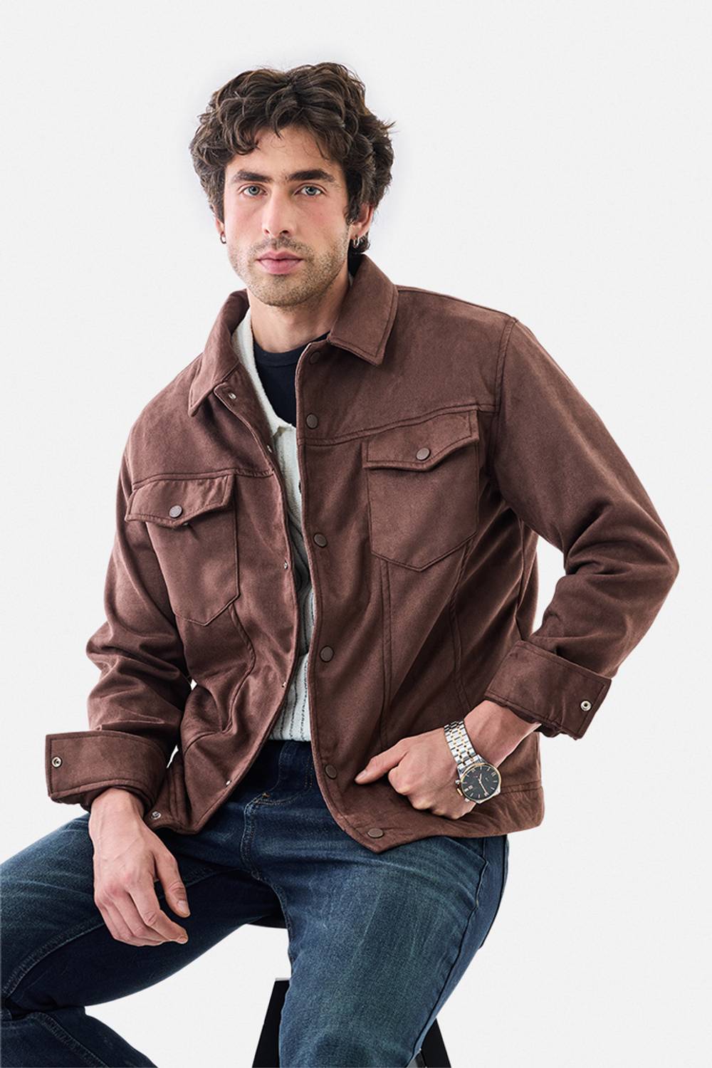 Snitch Full Sleeve Men Jacket - Image 1