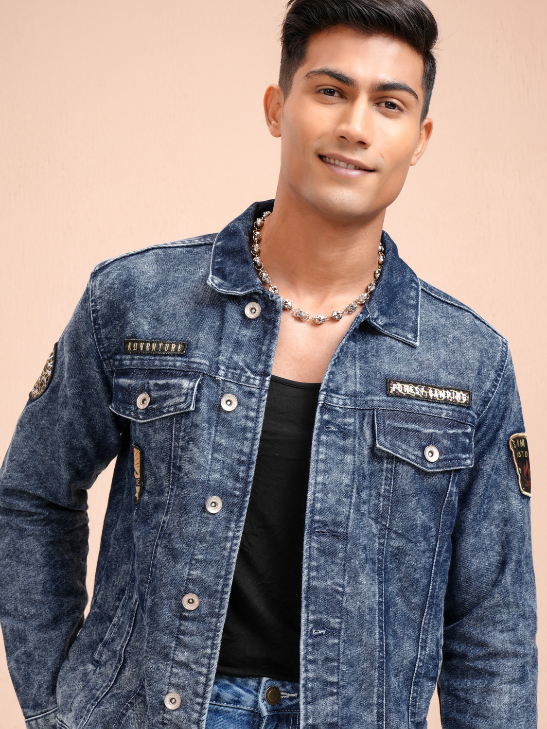 Image of LOCOMOTIVE Full Sleeve Solid Men Jacket