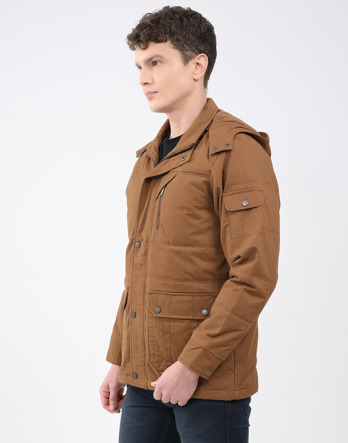 Image of MONTE CARLO Full Sleeve Solid Men Jacket