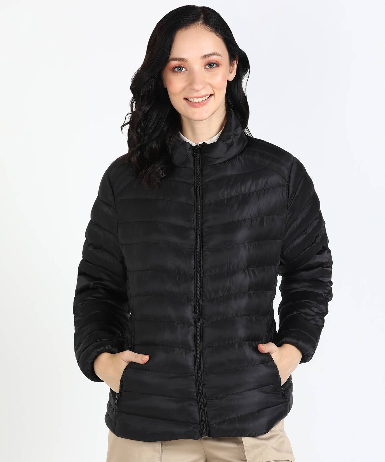 Breil By Fort Collins Full Sleeve Solid Women Jacket