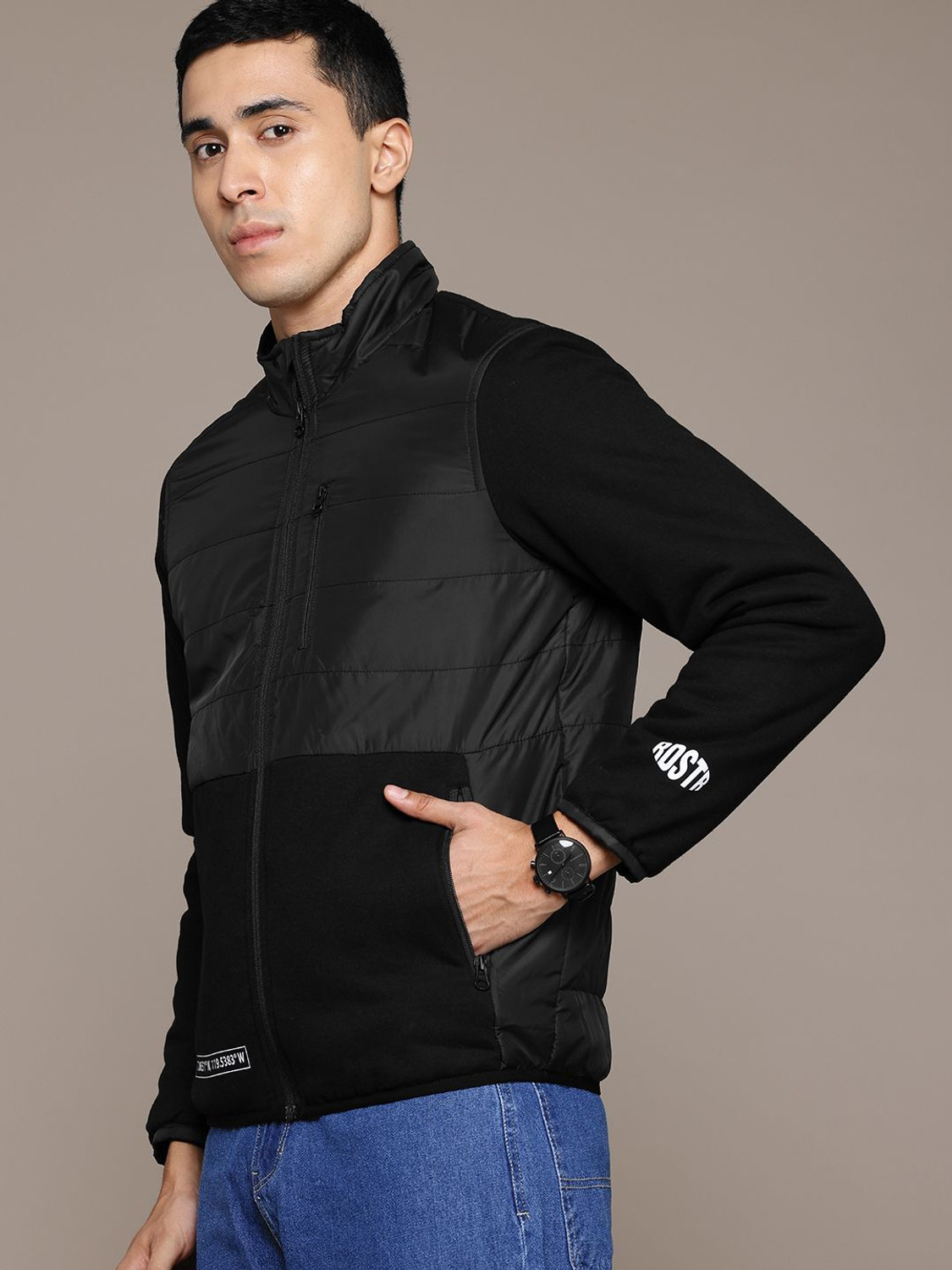 Image of Roadster Full Sleeve Solid Men Jacket