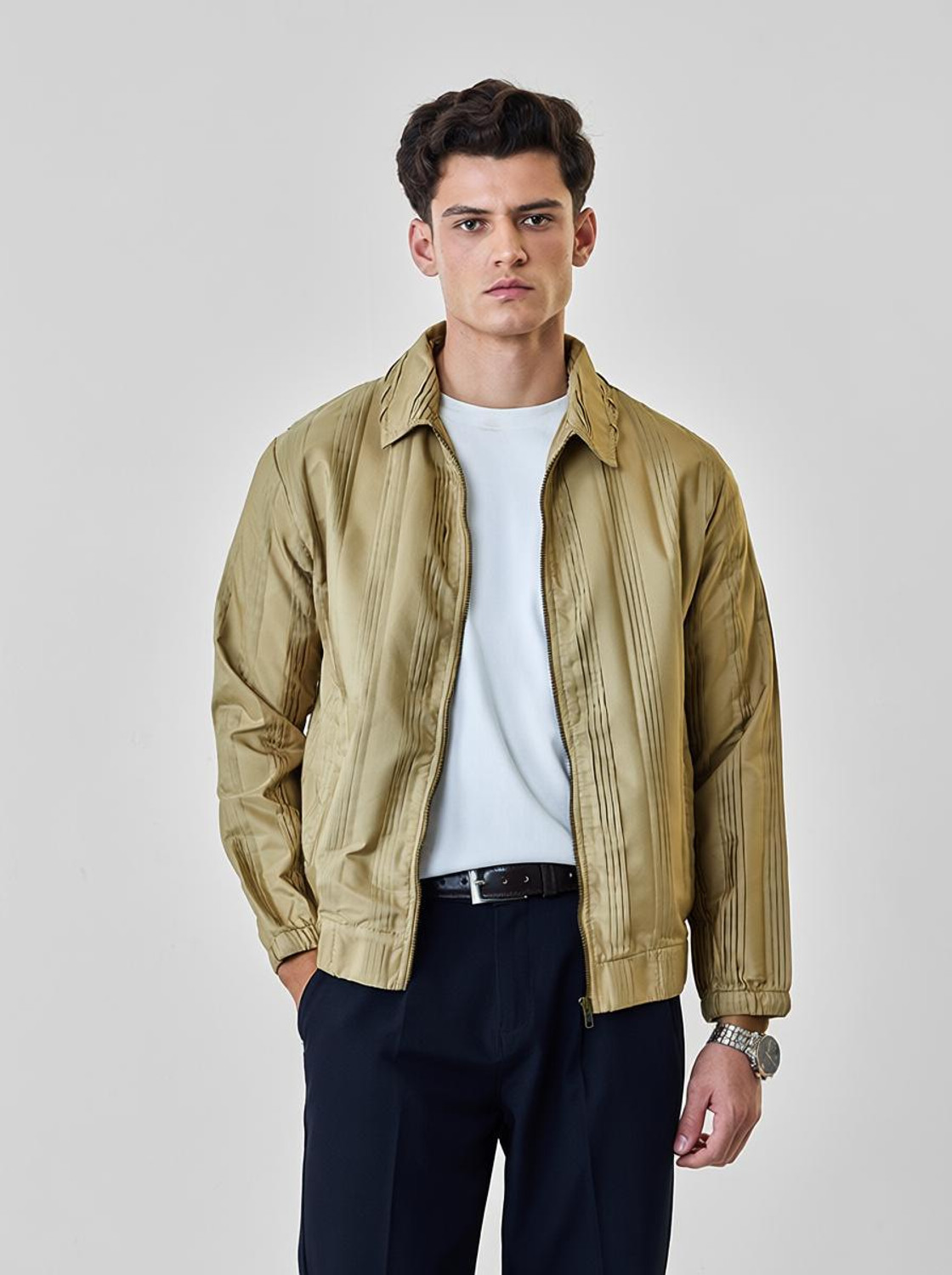 Snitch Full Sleeve Self Design Men Jacket