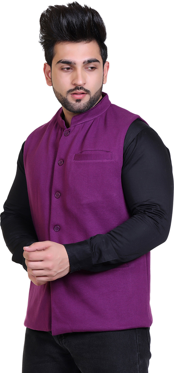 Image of STARFOX Sleeveless Solid Men Jacket