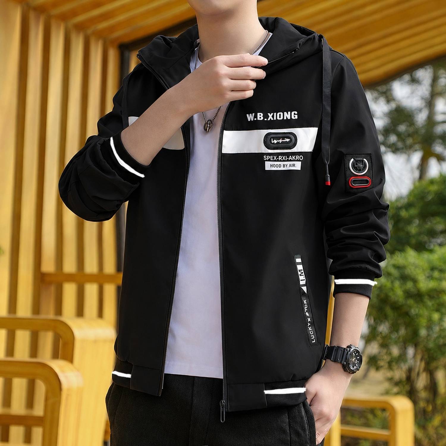 AZITIZ Full Sleeve Printed Men Jacket - Image 3