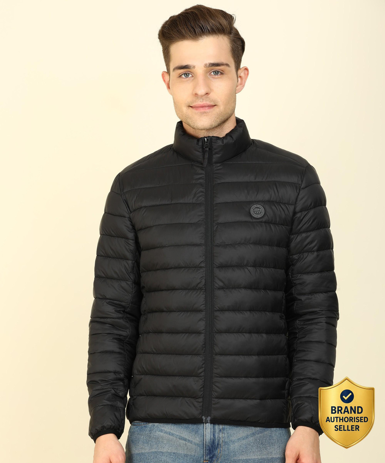 Image of U.S. POLO ASSN. Full Sleeve Solid Men Jacket