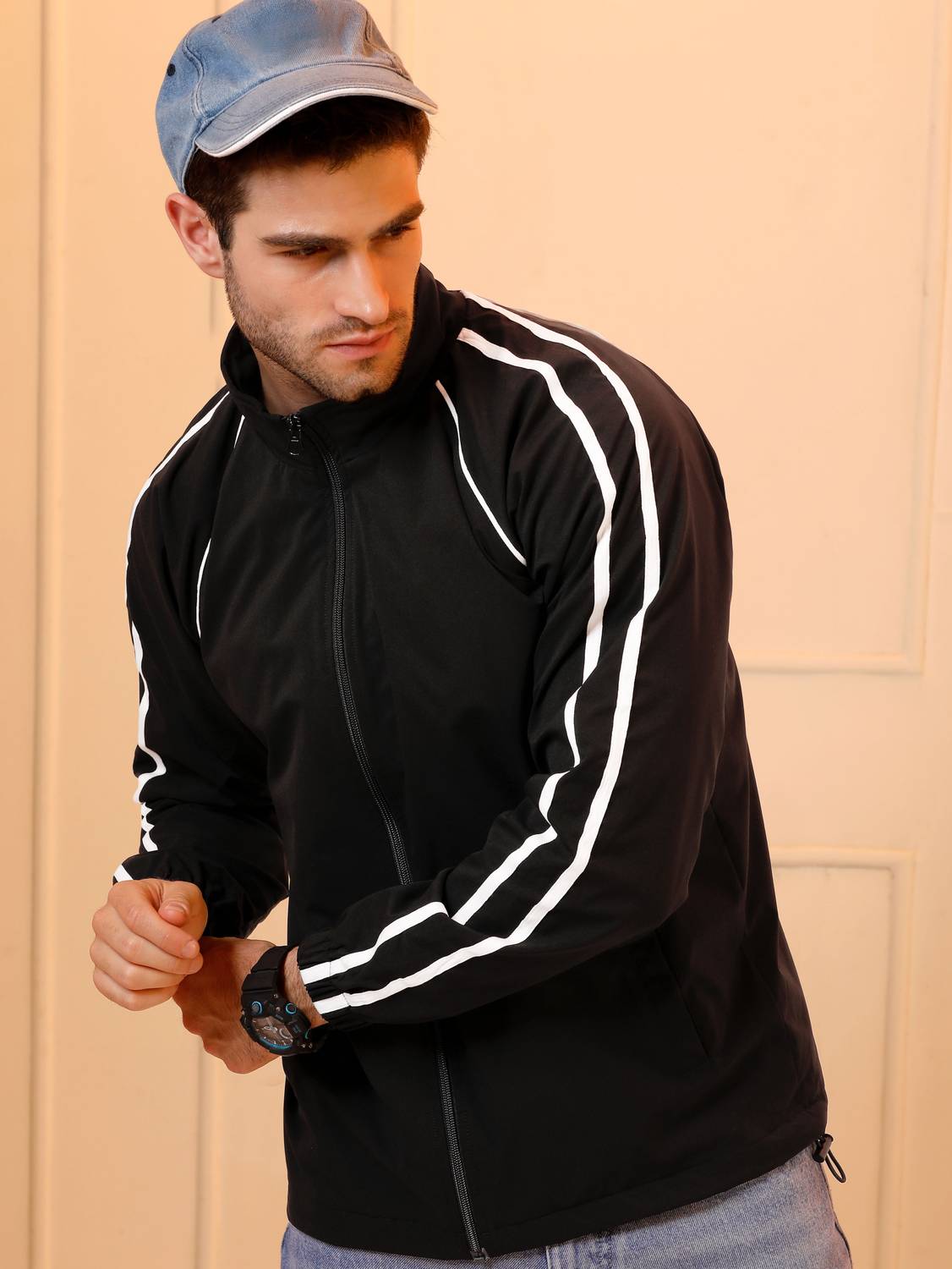 BEYOUNG Full Sleeve Striped Men Jacket