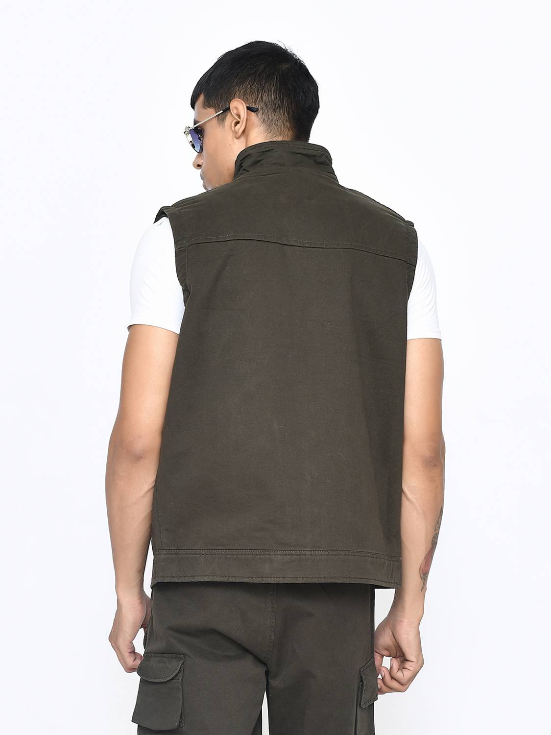 PASSPORT Sleeveless Solid Men Jacket - Buy PASSPORT Sleeveless