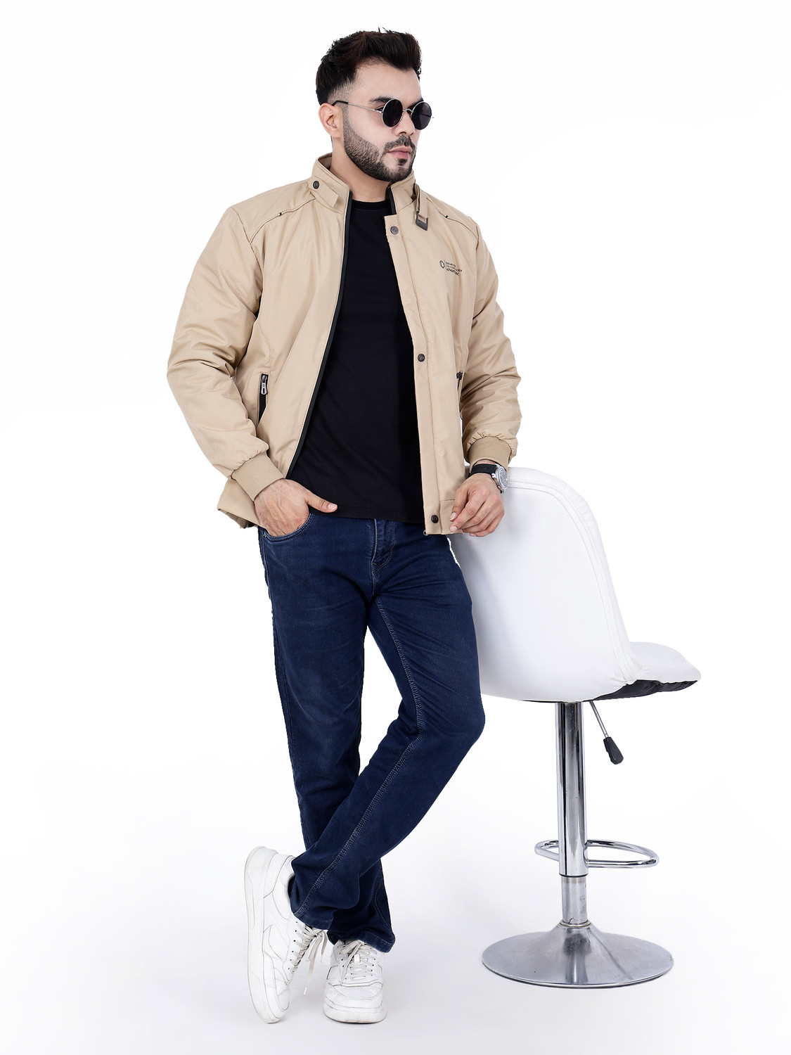 Image of Dollar Full Sleeve Solid Men Jacket