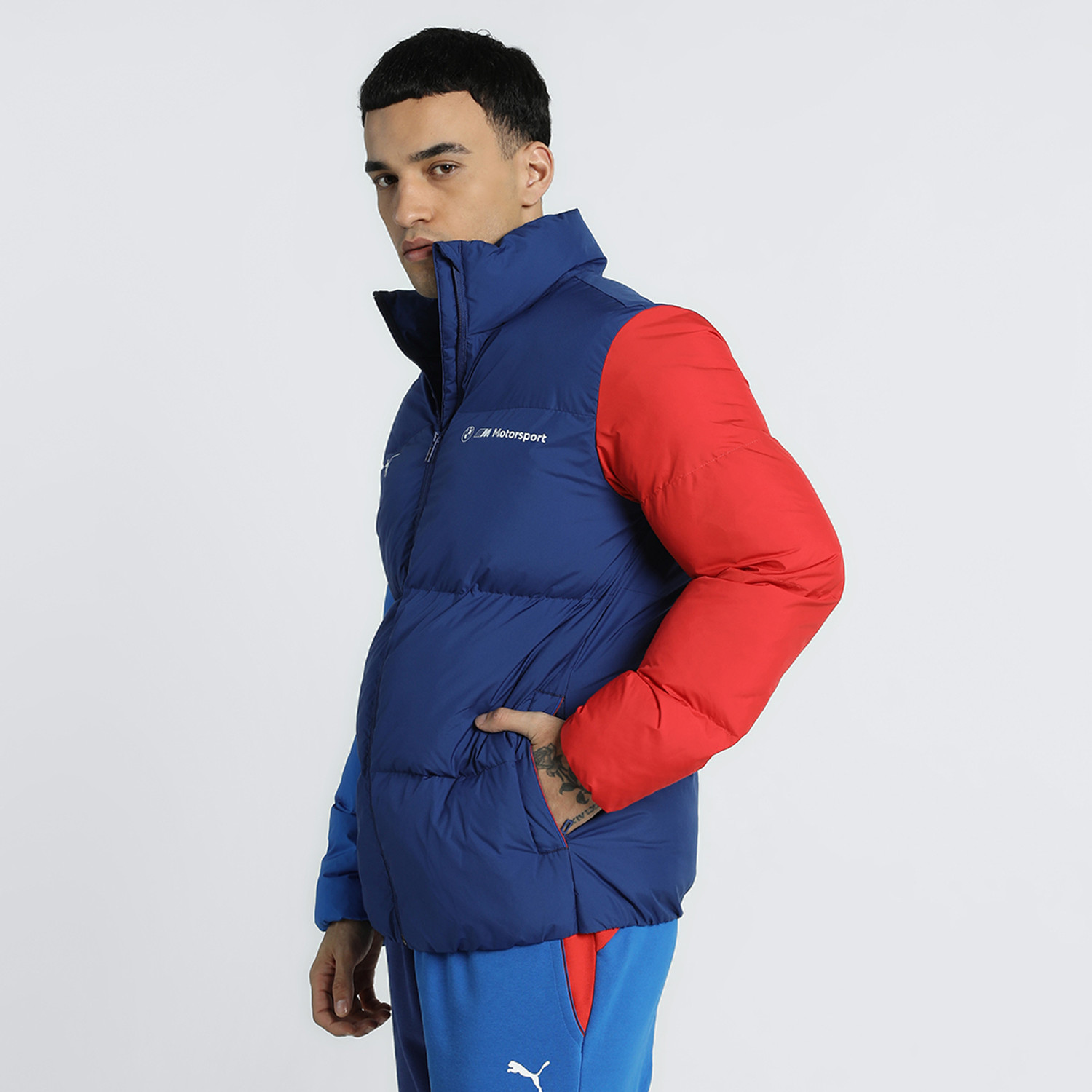 Image of PUMA Full Sleeve Colorblock Men Jacket