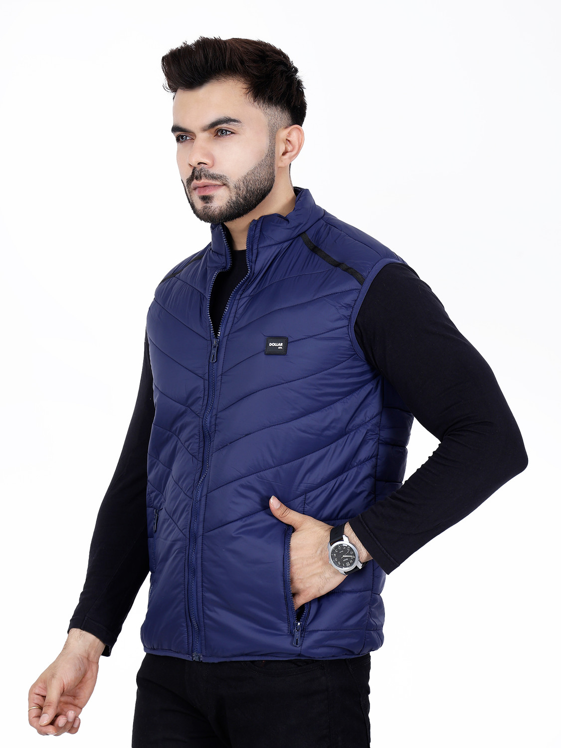 Image of Dollar Sleeveless Solid Men Jacket