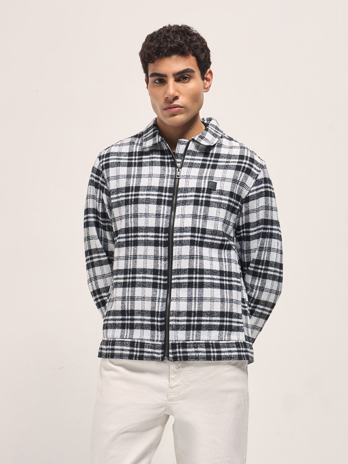 Image of THE BEAR HOUSE Full Sleeve Checkered Men Jacket